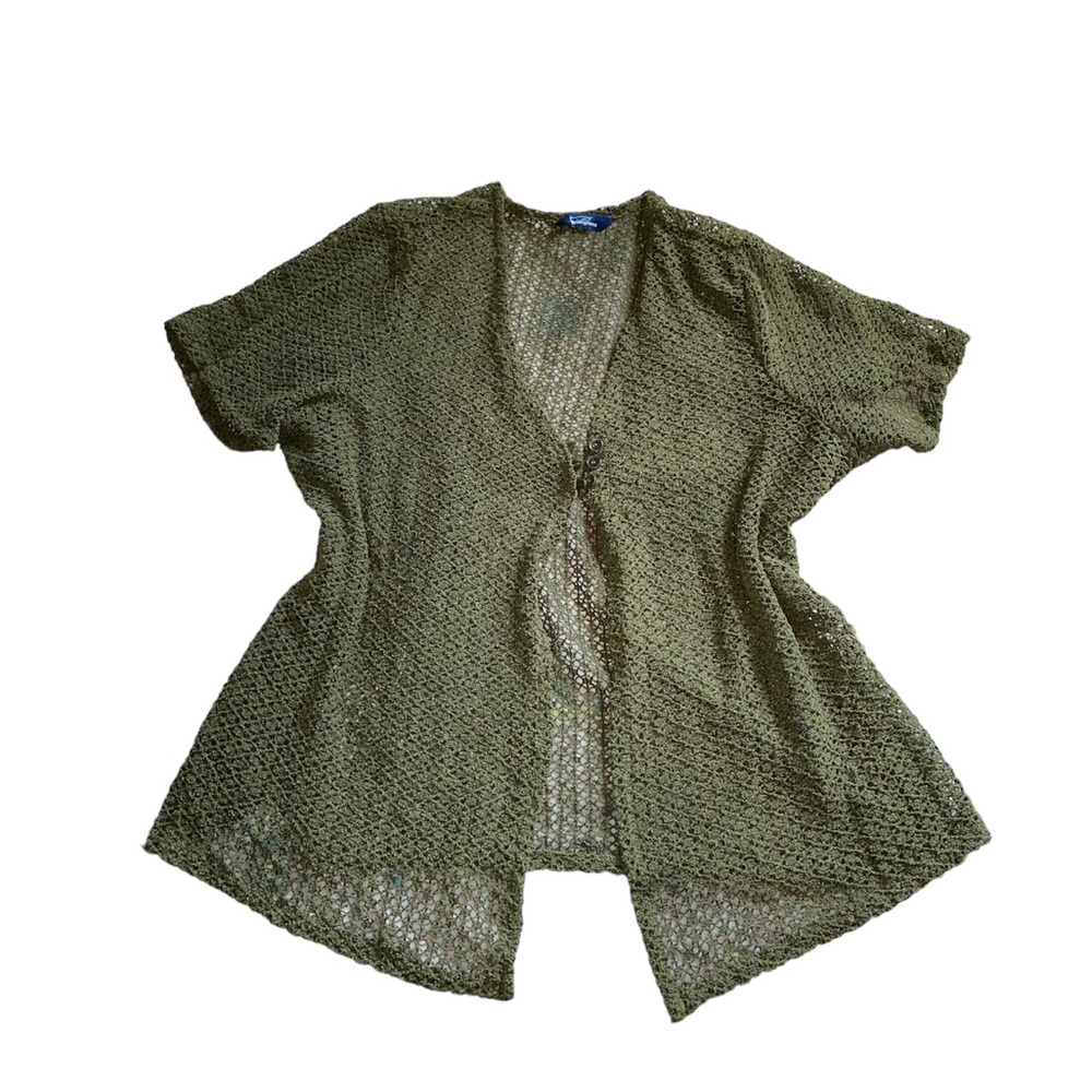 Green Grunge Cardigan